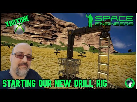Space Engineers - STARTING OUR NEW DRILL RIG (Survival Tutorial) #24 (xbox1)