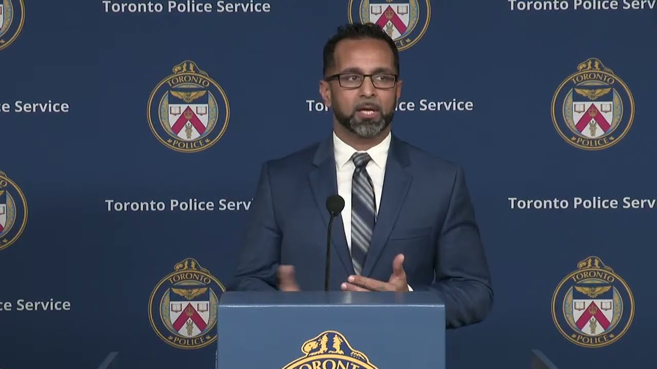 Detective Vijay Shetty speaks about a Sex Crimes arrest at a news conference March 1, 2023