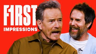 Bryan Cranston's Aaron Paul and Stan Lee Impressions Are Spot-On! | First Impressions