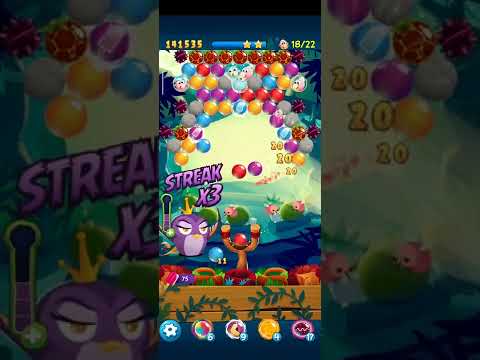 Angry Birds Pop Bubble Shooter-Level 706 3 STARS NO BOOSTERS #angrybirdspopbubbleshooter