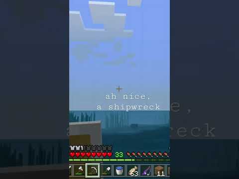 what is the cursed shipwreck glitch in minecraft? #gaming #shorts #xbox #eminem #minecraft #glitch