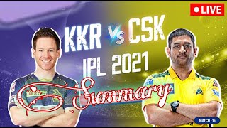 Csk vs Kkr match 38 IPL 2021 highlights | kkr vs CSK highlights 2021 | IPL highlights 2021#shorts