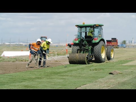 Construction of Brisbane's New Runway - Landscaping