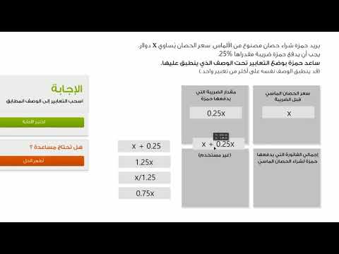 الصف السابع الرياضيات التعابير والمعادلات والمتباينات تفسير التعابير الخطية مثال الألماس