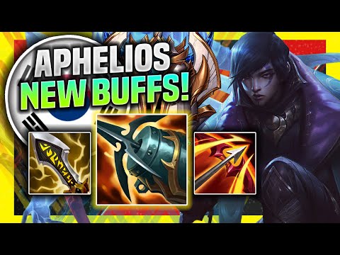 THIS KOREAN CHALLENGER TRIES APHELIOS WITH NEW BUFFS! - Challenger Plays Aphelios ADC vs Ezreal!