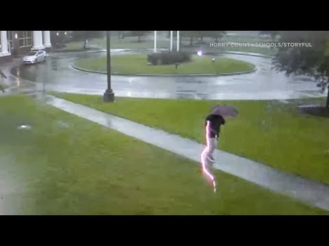 Man struck by lightning while walking in storm | ABC7