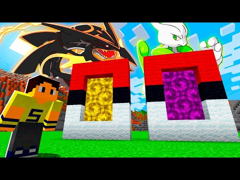 NÃO ESCOLHA O PORTAL DE MEGA LENDÁRIO SHINY ERRADO NO MINECRAFT (Pokémon)