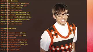 Blame It (On The Alcohol) Glee Lyrics