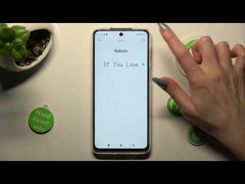 How to Pick New Text Style in Xiaomi Redmi Note 10 Lite - Change Font Style