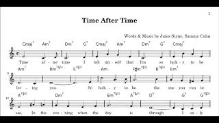 "Time After Time"  Jules Styne, Sammy Cahn