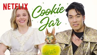 Eugene Lee Yang and Chloë Grace Moretz Answer To A Nosy Cookie Jar | Nimona | Netflix