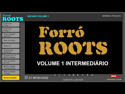 AULA DE FORRÓ ROOTS - Conteúdos Intermediário Vol 1 - com PUSH PULL (Contents of intermediate Vol 1)