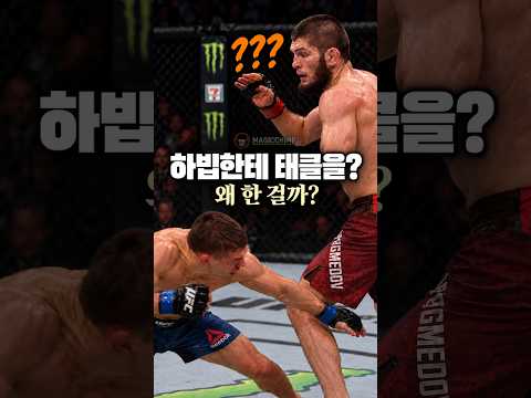 하빕한테 태클을 한다고?