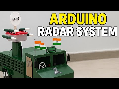 "Arduino Military Radar Vehicle with Missile System | DIY Vayu Shield M400"