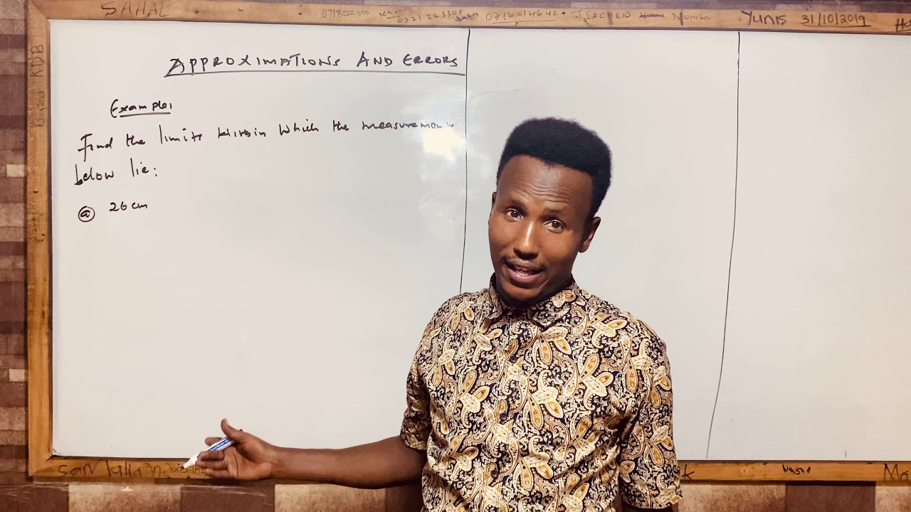 #Approximations and Errors