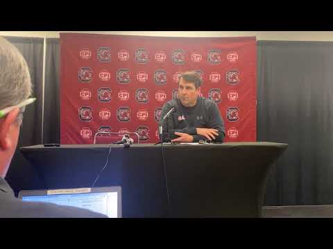 Will Muschamp addresses media after South Carolina's 30-6 loss to Texas A&M