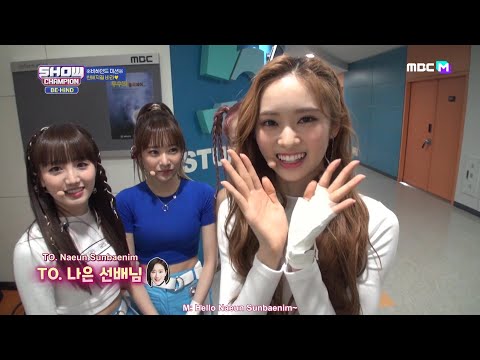 [ENG SUB] Sunbaenim❤ Cherry Bullet's Shy Confession | SHOW CHAMPION Behind