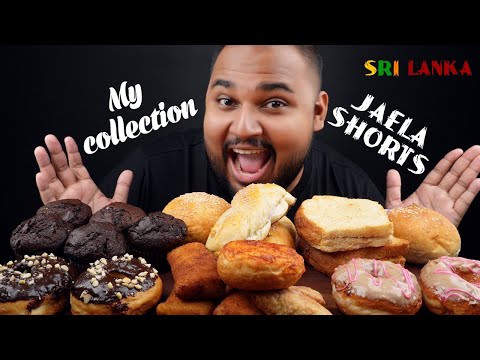 my short eats collection donuts chocolate muffin rostpan polsambal tuna | sri lankan food | chama