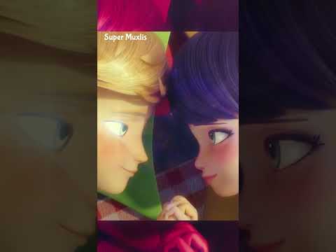 Marinette and Adrien kiss 💋  5 season 16 episode || @SUPERMUXLIS #miraculousshorts #miraculousedits