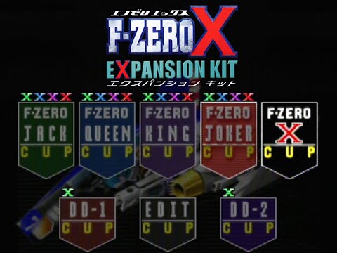 F-Zero X - Expansion Kit - All Tracks (42 Regular + 3 Bonus)