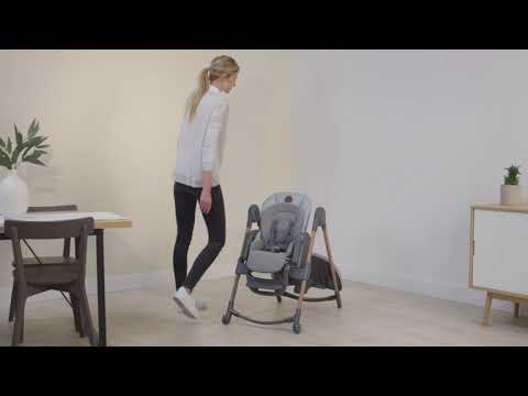 2. How to fold and unfold Minla high chair?