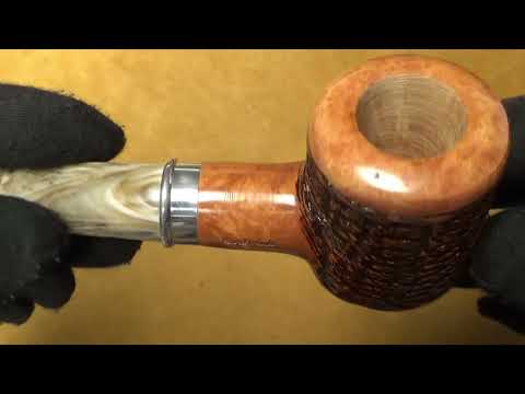 Pipa Santambrogio rusticata  major - Poker - Filtro 9mm (SS89)