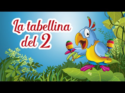 TABELLINA DEL 2 - Il pappagallo Piero - Canzoni per bambini di Mela Music @Mela_Educational