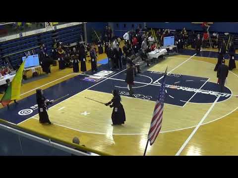 Kendo Open de France 2018 4,5,6,7e dan Women De Petris Irene ITALY vs Texier Coralie