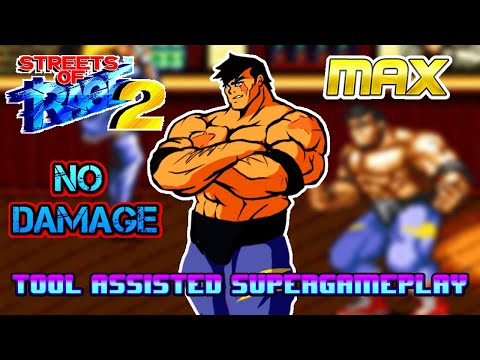 [TAS] Streets of Rage 2 (Bare Knuckle II) Max Hardest No Damage
