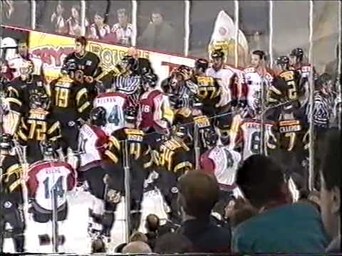 Belfast Giants vs Nottingham Panthers ISL Brawl 26-10-02