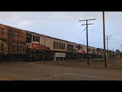 3AM9 SCT up Freight (CSR, CF, CSR, CSR), Penfield to Laverton, 2005, 4/2/25, Stawell VIC