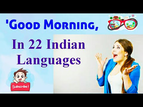 Good morning in 22 languages #languages #india #goodmorning #viral #lockdown #education