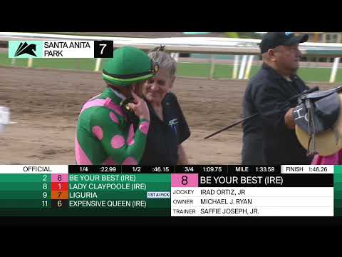 Be Your Best (IRE) wins the Gamely Stakes on Monday, May 26 at Santa Anita Park