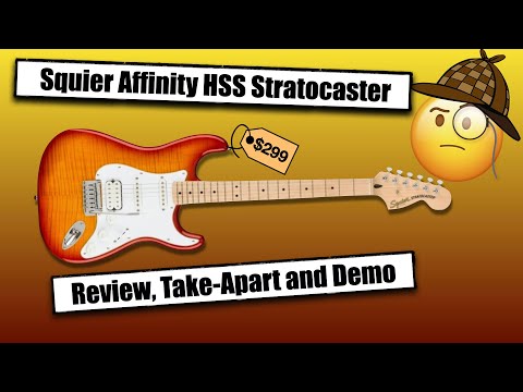 Обзор электрогитары Fender Squier Affinity Stratocaster FMT HSS