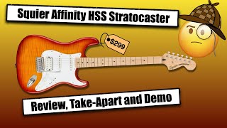 Video thumbnail for 2021 Squier Affinity FMT HSS Stratocaster - Review, Take-Apart, Demo by The Tape Farm