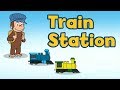 Curious George Train Station ABC Kids