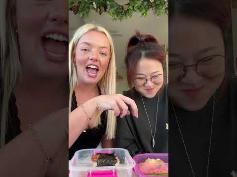 My bestie reviews my lunch box! @brideydrake #jinyandfood #lunchbox #foodreview
