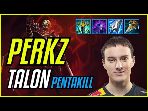 PERKZ - TALON vs SERAPHINE MID - EUW GRANDMASTER - PATCH 11.9 PENTAKILL