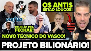 SAIU AGORA! VASCO VAI TIRAR TÉCNICO DO BOTAFOGO! FRANCLIM CARVALHO! LAMACCHIA TEM PROJETO BILIONÁRIO