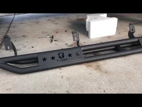 Tyger Star Armor Rock Slider Step Bars ROCK! | 2018 Tundra