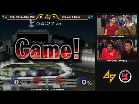 The Gang: LF — Rishi & Jerry vs. Snacks! & Blake — SSBM Doubles