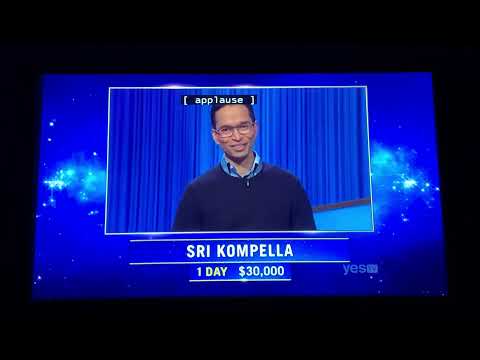 Jeopardy, intro - Sri Kompella Day 2 (11/5/21)