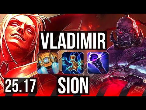 VLADIMIR vs SION (TOP) | Penta, 12/1/11, Legendary, 800+ games | KR Master | 25.17
