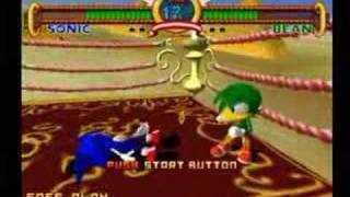 Sonic the Fighters Opening Intro.