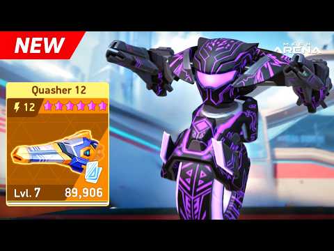 New Weapon QUASHER 12 - Killshot, Surge, Eclipse, Nomad - Mech Arena
