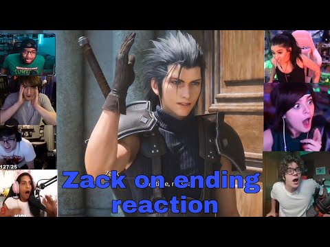 Zack at the ending of FFVII Remake Intergrade reactions | Top 7 Reaction