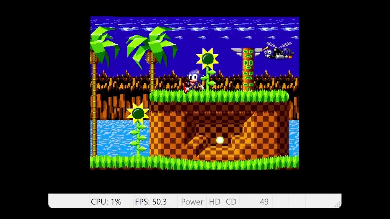 Sonic the Hedgehog Amiga Tech Demo WinUAE A600