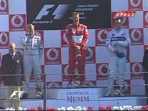 Podium Celebration in Monza 2006
