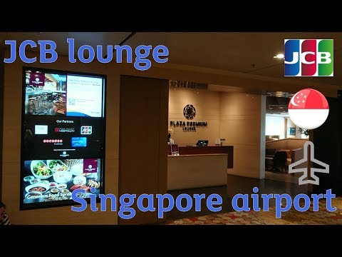 แวะเข้า JCB lounge em Changi Singapura