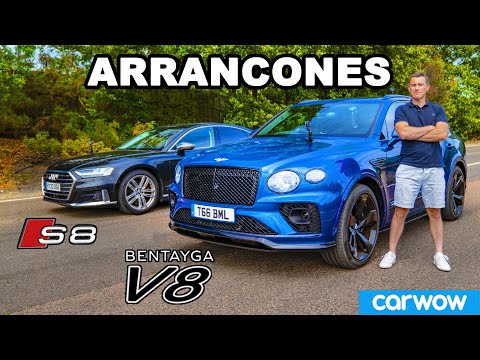 Bentley Bentayga reseña y ¡ARRANCONES vs Audi S8!